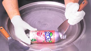 Japanese FANTA Peach | Ice Cream Rolls ASMR 남자