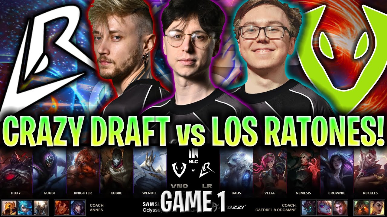 THE CRAZIEST DRAFT vs LOS RATONES! - LOS RATONES vs VNC GAME 1 NLC 2025 AROZZI SPRING PLAYOFFS