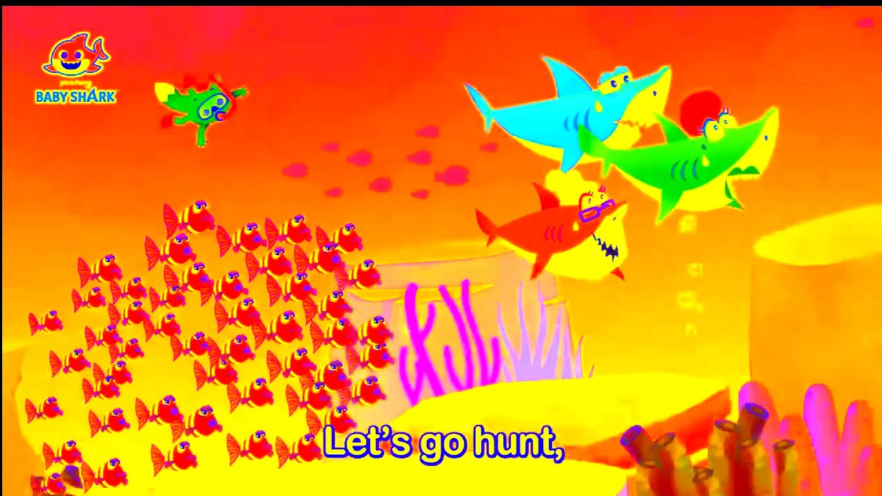 Lets Go Hunt Water Color Finny The Shark Super Simple Song Effect : - Sponsored by Preview 2 Effects
