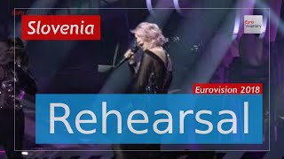 Lea Sirk - Hvala, ne! - Eurovision 2018 Slovenia (Rehearsal)