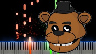 Five Nights at Freddy's 1 Song Piano Cover Midi tutorial Sheet app  Karaoke