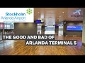  stockholm arlanda arn airport terminal 5 departures and terminal walk