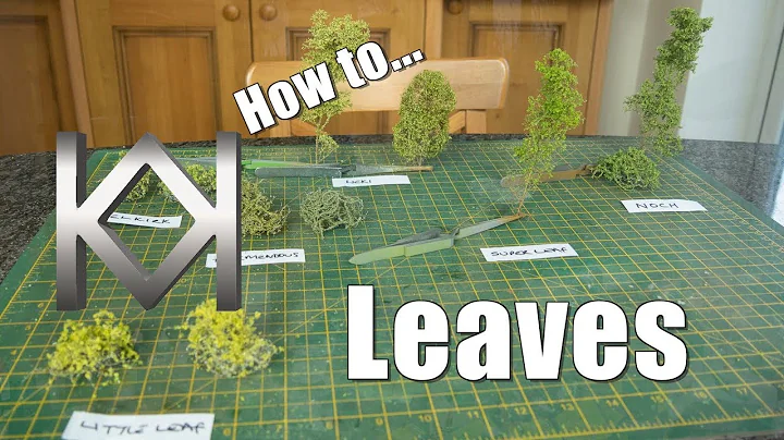 Add Variety to your Scale Model Leaves