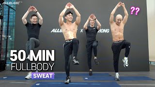 [EN] 몸짱 국민 탑게이 홍석천과 숨막히는 50분 홈트 (땀범벅!💦) 50min Fat Burning HIIT Workout with Korean Celeb (Tony Hong)