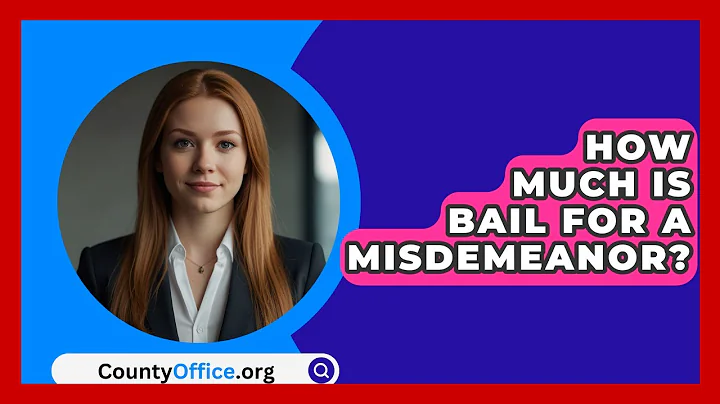 How Much Is Bail For A Misdemeanor? - CountyOffice.org