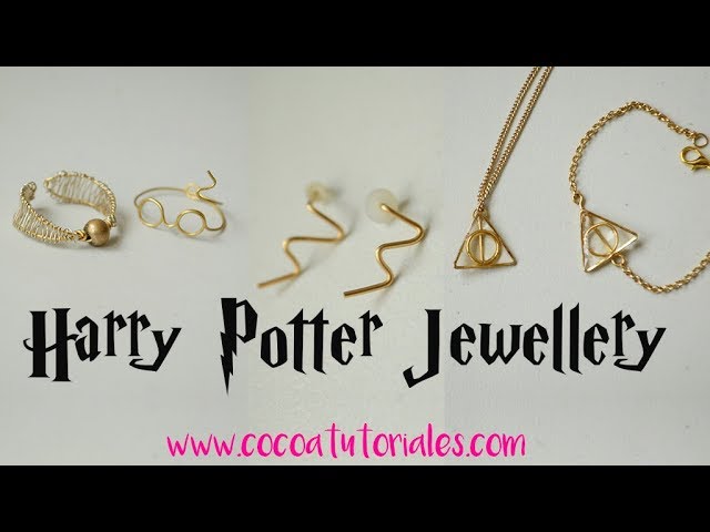 3-D printed Harry Potter Earrings -