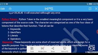 Python token by Sv tec tutorial.