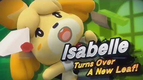 Isabelle Analysis [Super Smash bros Ultimate]