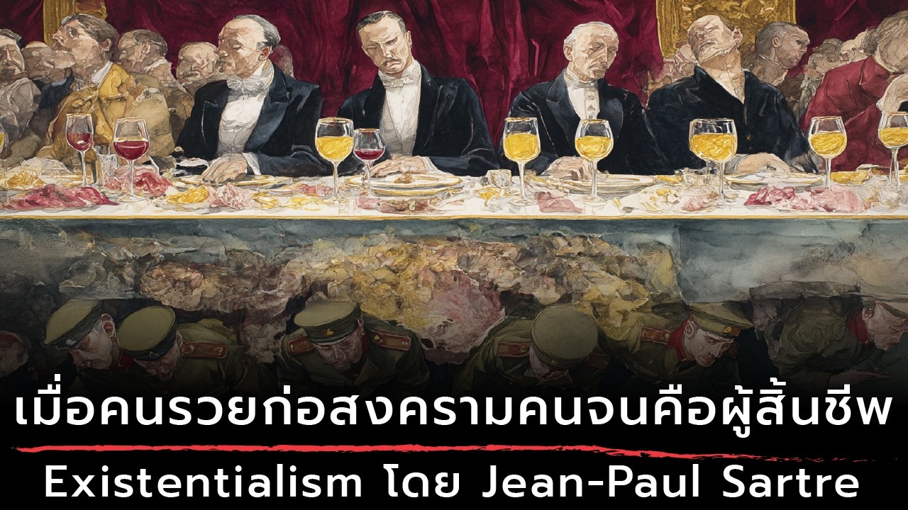เมื่อคนรวยก่อสงคราม คนจนคือผู้สิ้นชีพ - Existentialism โดย Jean Paul Sartre ปรัชญาเดลี่