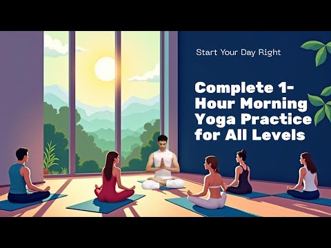 Complete 1-Hour Morning Yoga Practice for All Levels | Yoga with Master Praveen@PraveenYogaAcademy