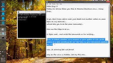 Remove Shortcut virus using 