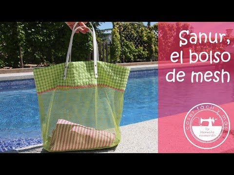 Bolso de mesh fabric, fácil, ligero y lavable