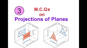 MCQs on Projections of Planes | Engineering Graphics | P. H. Jain