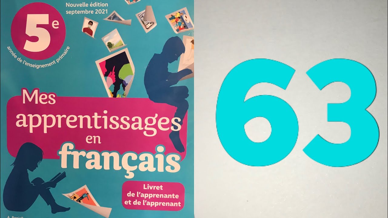 5 AEP. Page 63. Les types des phrases: impérative et exclamative . Mes apprentissages en français