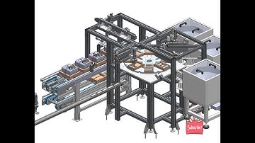 upper case assembly line-industrial 3D model : machine-world.net P403
