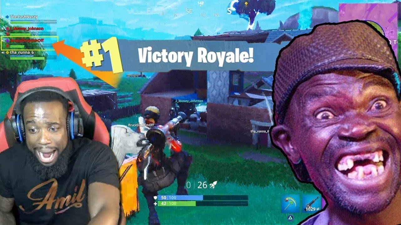 ANGRY GROWN MEN ROAST MY HAIRLINE FOR WINNING! Fortnite Battle Royal