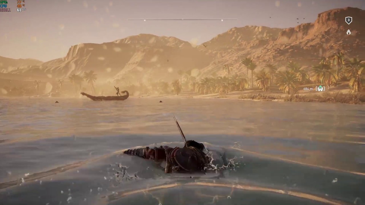 Assassins Creed Origins on Core i5 6500 with 16Gigs ram and Radeon RX ...
