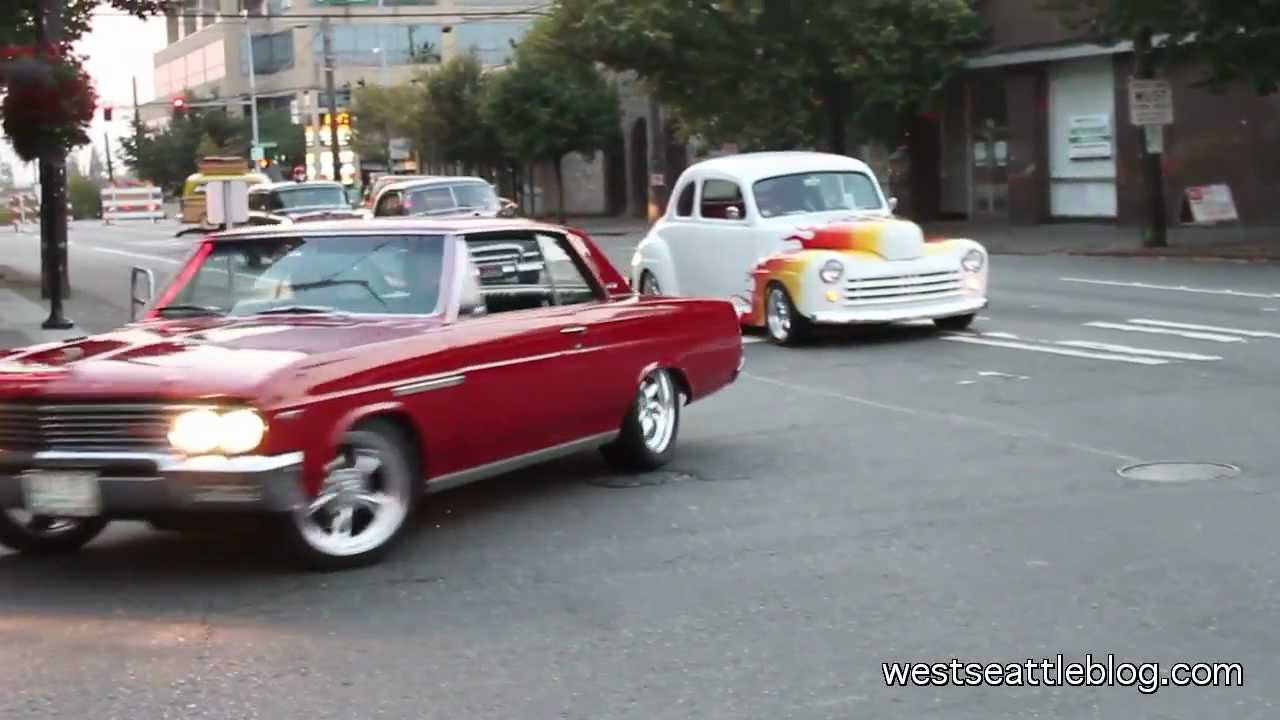 Rolling in for West Seattle Junction Car Show 2012 YouTube