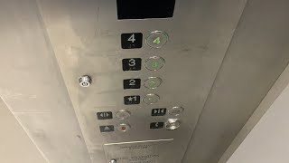 Epic Motor! 1977 Otis (Mod by ? 2x) Hydraulic West Elevator at BCIT (NE1) in Burnaby, BC