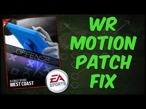 Madden 17 Tips | WR Motion Patch - Two Workarounds To Fix WR Motion Routes Post Patch