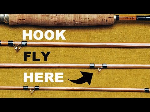 Use Fly Rod Line Guide as Hook Keeper 