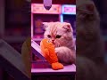 ミニチュア猫🐈 UFOキャッチャーに挑戦🛸🐾Miniature cat 🐈 tries out UFO catcher #cat