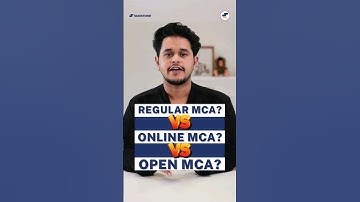 💥Online vs Regular vs Open MCA! Best MCA Course Option 2024? #mcacourse  #online  #shorts #ytshorts