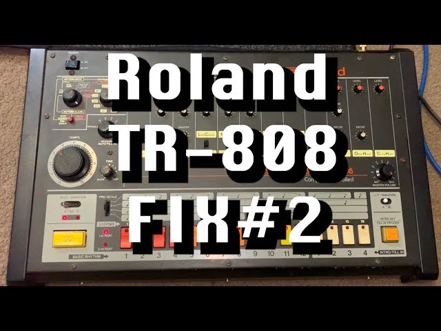 Roland TR-808 Fix #2 | Fault-finding and repairing an analog