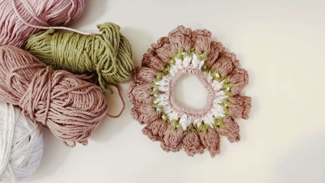 Super Easy Tulip Scrunchies! Step by Step Tutorial 🌷