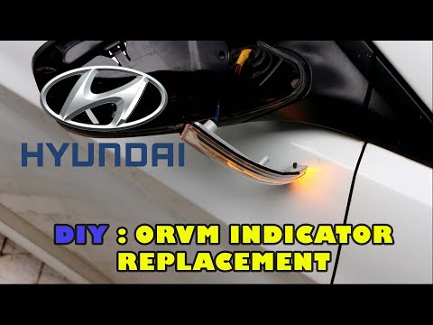 ORVM Indicator Replacement DIY | Hyundai Verna | Accent | Solaris