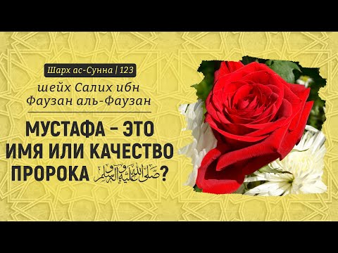 Мустафа – это имя или качество пророка? | Шейх аль-Фаузан | Шарх ас-Сунна (123)