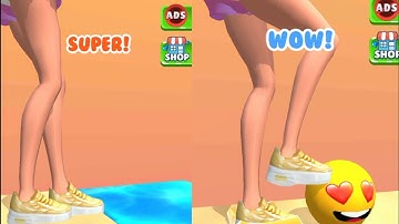 Tippy Toe 3D👸🌵🍔All Levels Gameplay Android,ios #Shorts