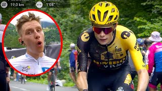 Jonas Vingegaard STUNS Tadej Pogacar on Marie Blanque | Tour de France 2023 Stage 5