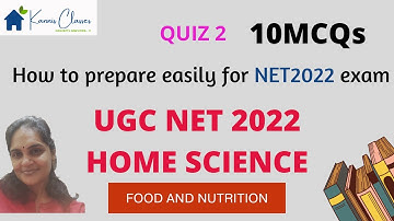 #NETEXAM2022 - #nethomesciencetamil #net #mcq - FOOD AND NUTRITION - 10MCQ - PART 2