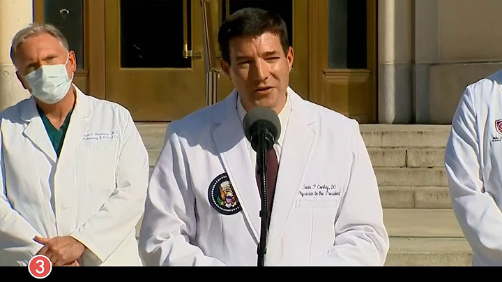 WATCH: President Trump's doctor provides medical update