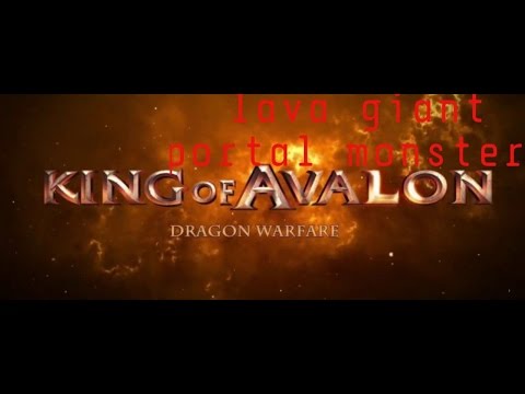 King of Avalon - lava giant portal monster