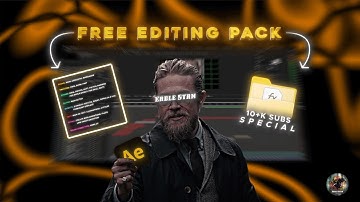 Free Editing Pack | Special for 10+K Subscribers | After Effects