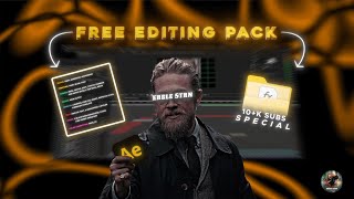 Free Editing Pack Special For 10K Subscribers After Effects