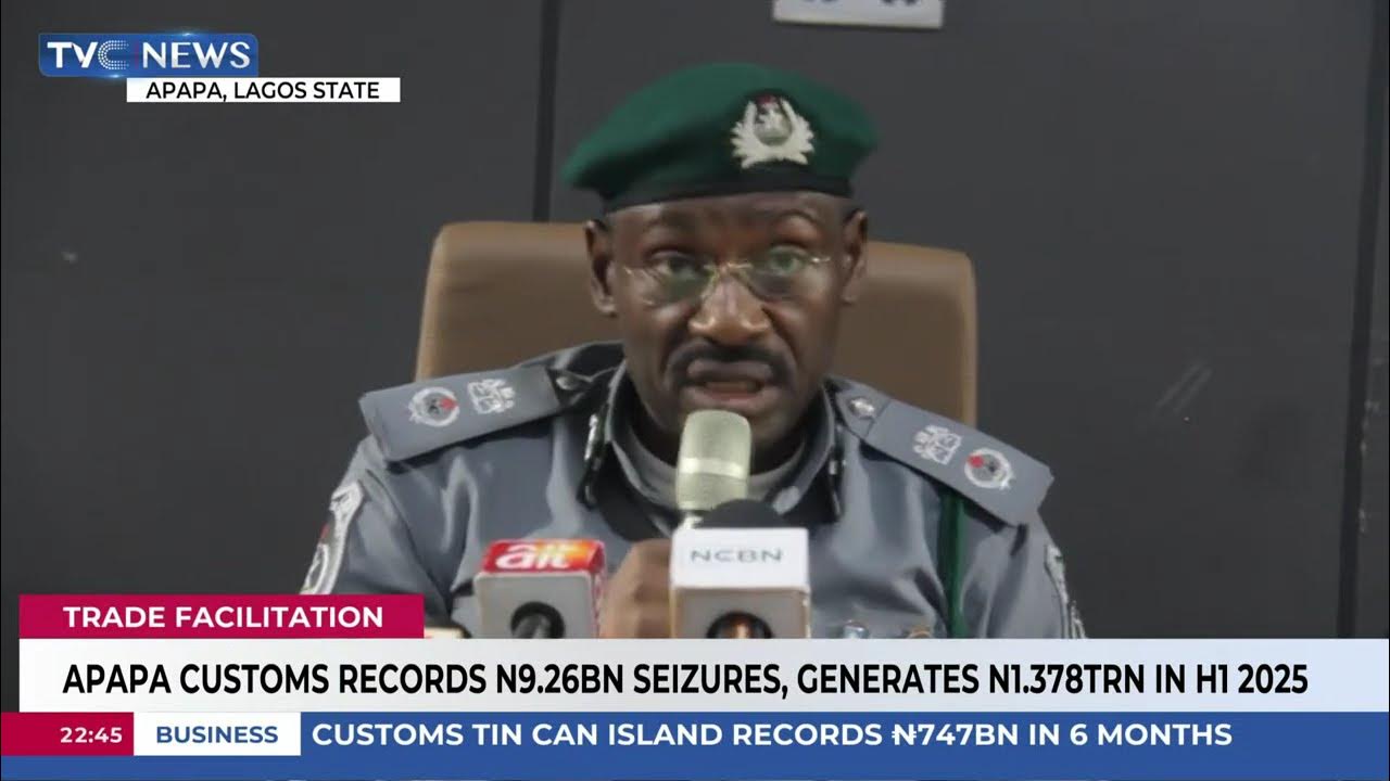 Apapa Customs Records N9.26BN Seizures, Generates N1.378TRN In H1′ 2025