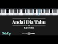 Andai Dia Tahu - Kahitna (KARAOKE PIANO - MALE KEY)
