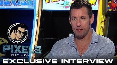 Adam Sandler Interview - Pixels (HD) 2015