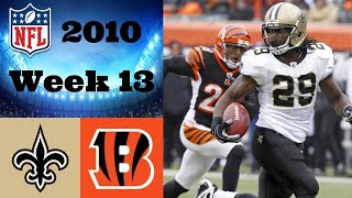 Saints vs. Bengals | NFL 2010 Week 13 Highlights