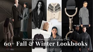 60 Best Fall & Winter Lookbooks Fw 2025 Knitwear. Outerwear. Everyday Chic.