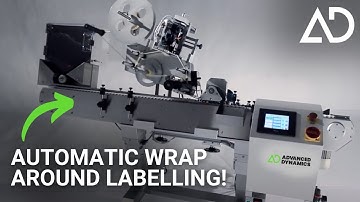 Horizontal Wrap Around Automatic Labelling Machine for vials & syringes (PL-521) | Advanced Dynamics