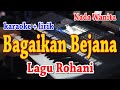 BAGAIKAN BEJANA [KARAOKE] LAGU ROHANI