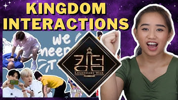 REACTION TO KINGDOM GROUPS INTERACTION WE KNOW WE NEEDED