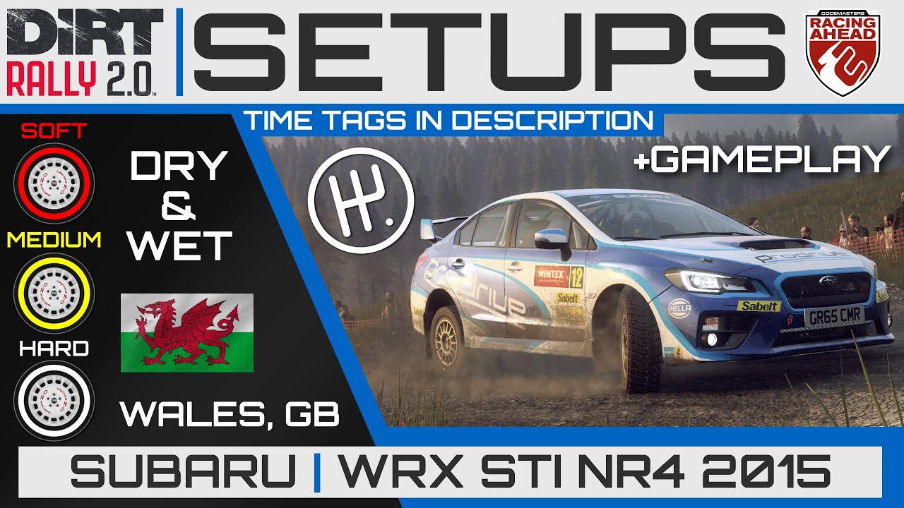 Subaru WRX STI NR4 2015 Wales, GB SETUPS DiRT Rally 2.0 YouTube
