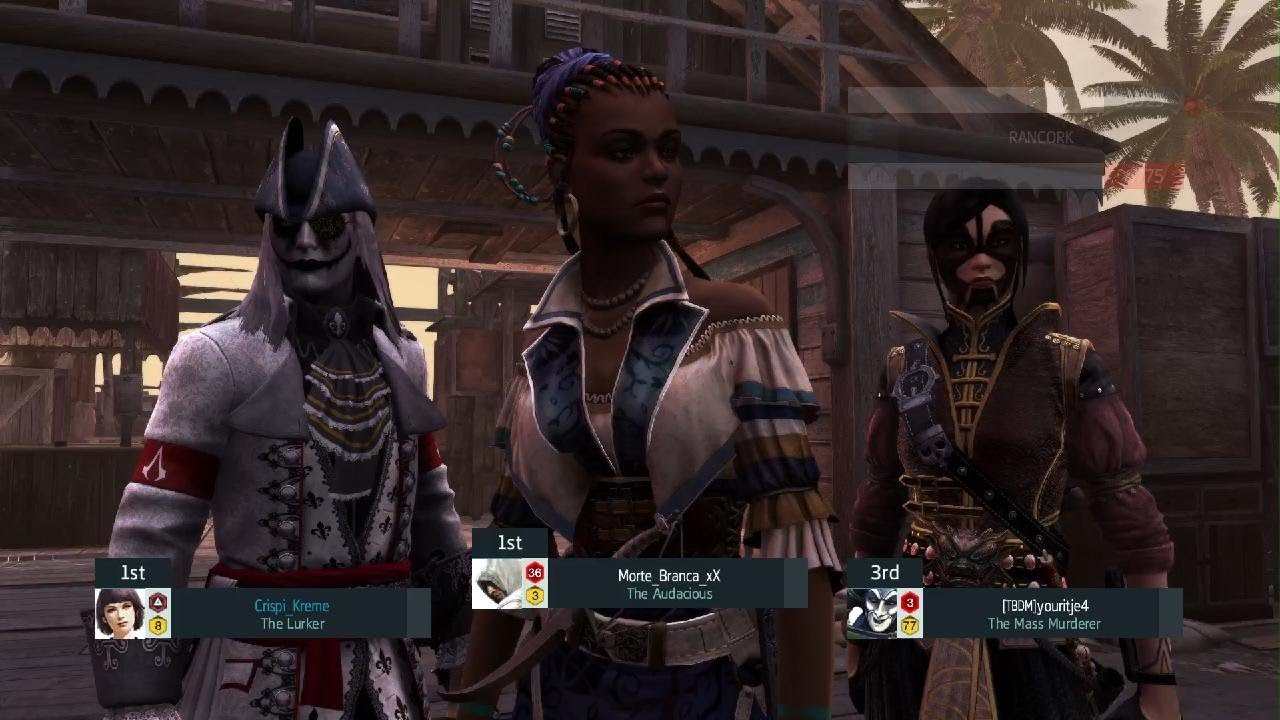 AC4 Multiplayer Deathmatch - Tying First Place With Morte Branca!