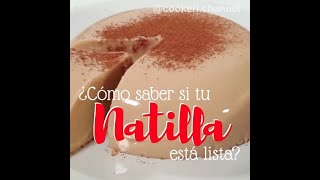 Cómo saber si tu NATILLA está lista - Cookeri #Shorts