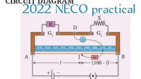2022 NECO physics practical on electricity